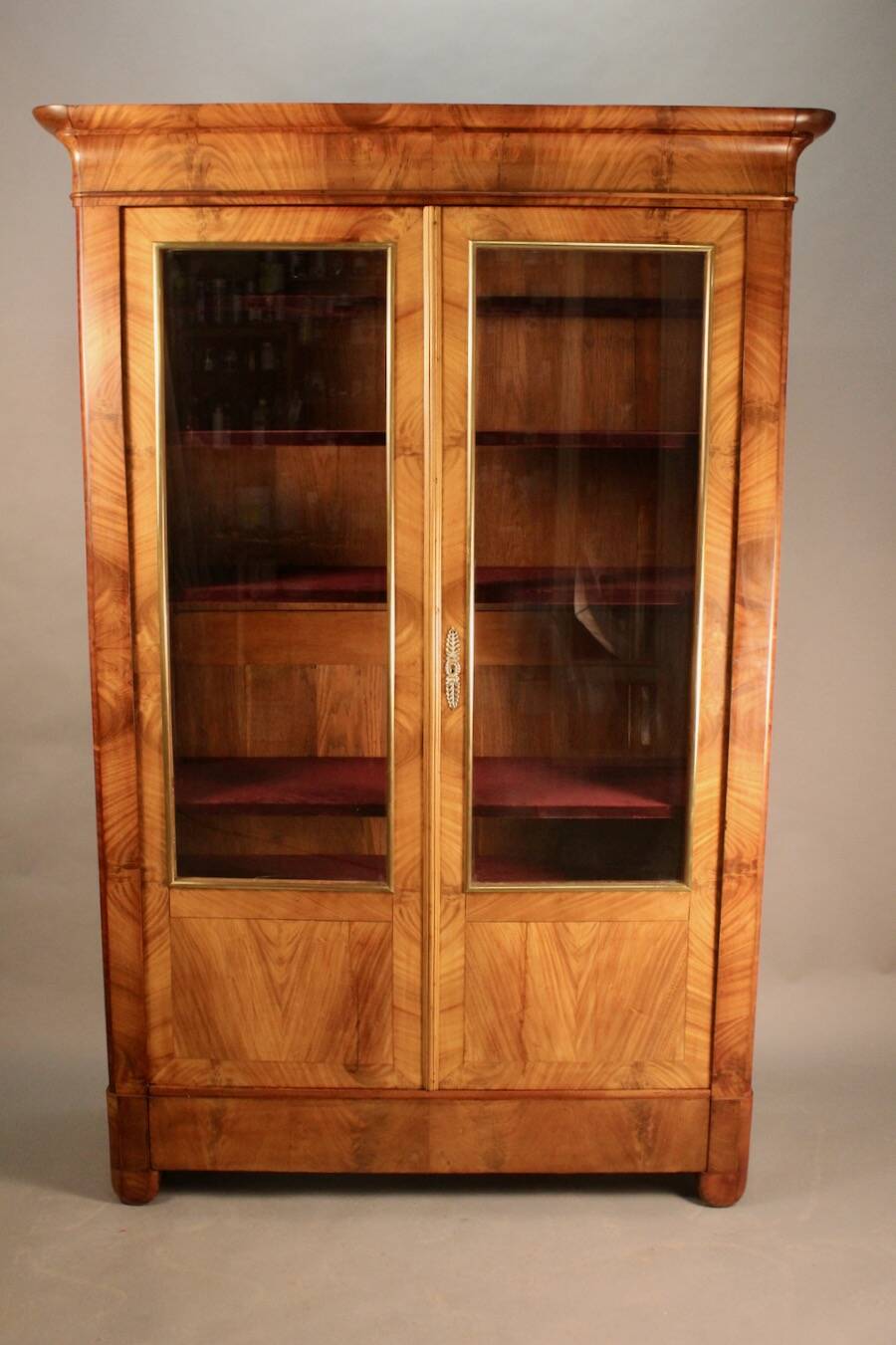 Restoration period mahogany bookcase