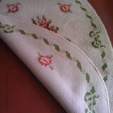 Vintage oval carpet 50/60 in wool   174x115cm