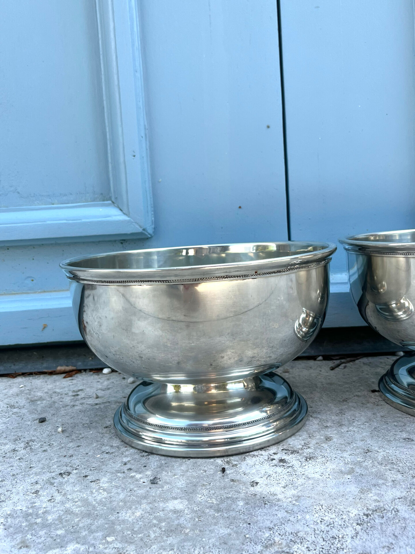 Champagne Cooler Buckets – Pedestal Wine Ice Bowls Banks Monogram