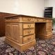 Classic English Teak Wood Desk