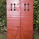 Pair of old openwork shutters