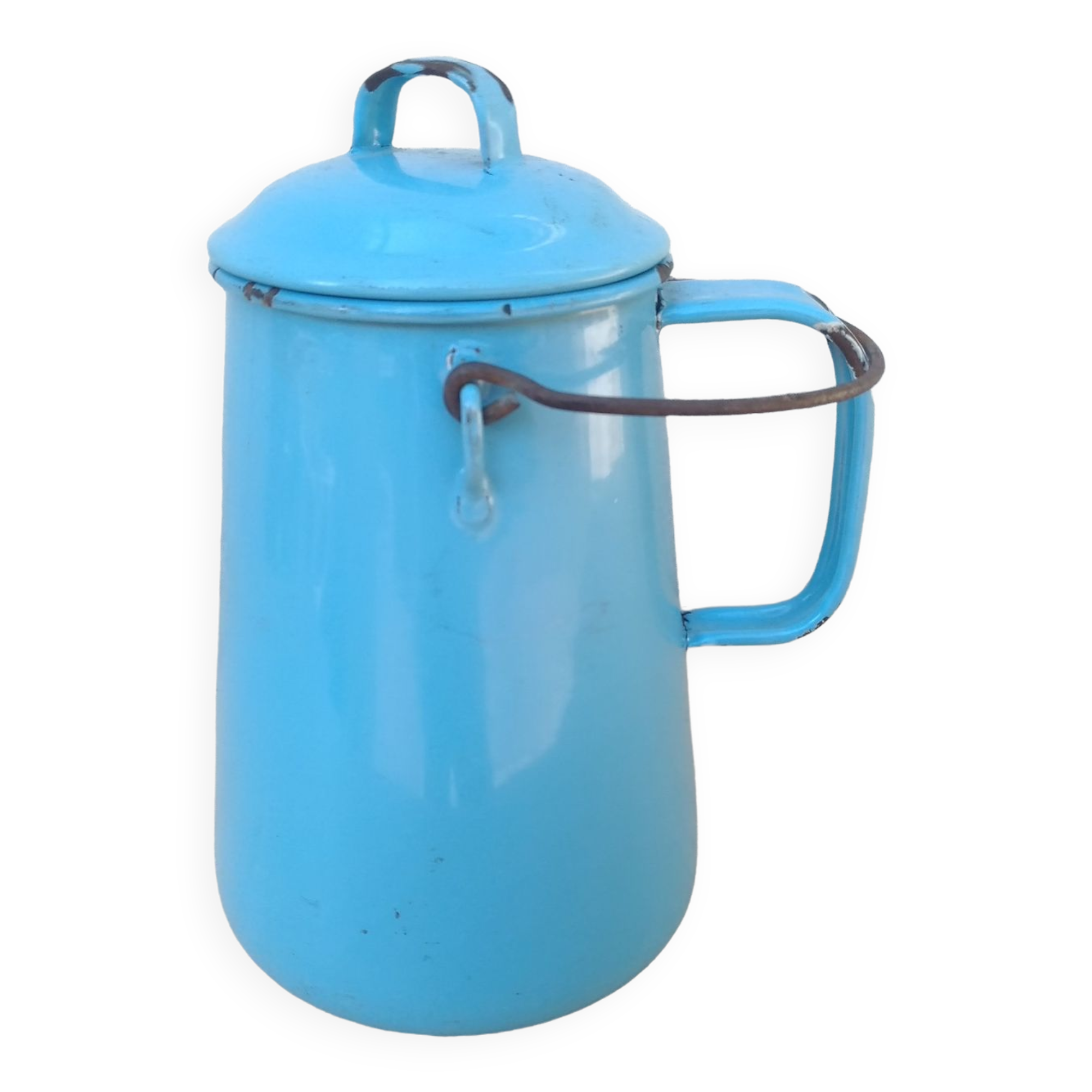 Pot a lait emaillé