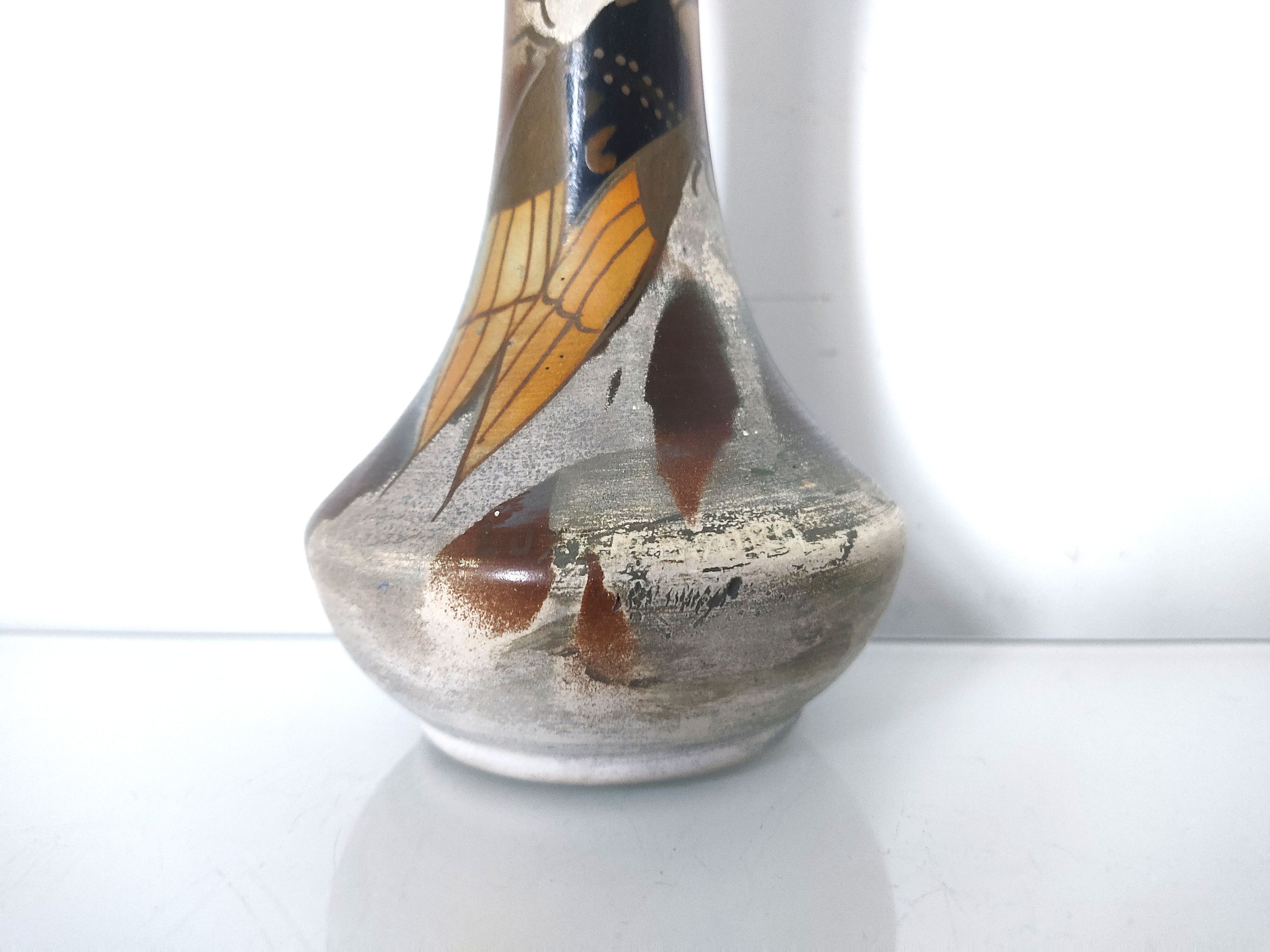 Cicada ceramic vase