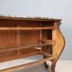 Paire de commodes anciennes style baroque en noyer XIXe siècle