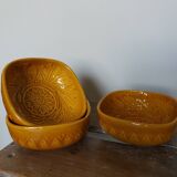 Mustard yellow sunflower cups