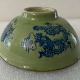 China bowl China cracked celadon apocryphal marking KANGXI (1662-1722) Qing XIX