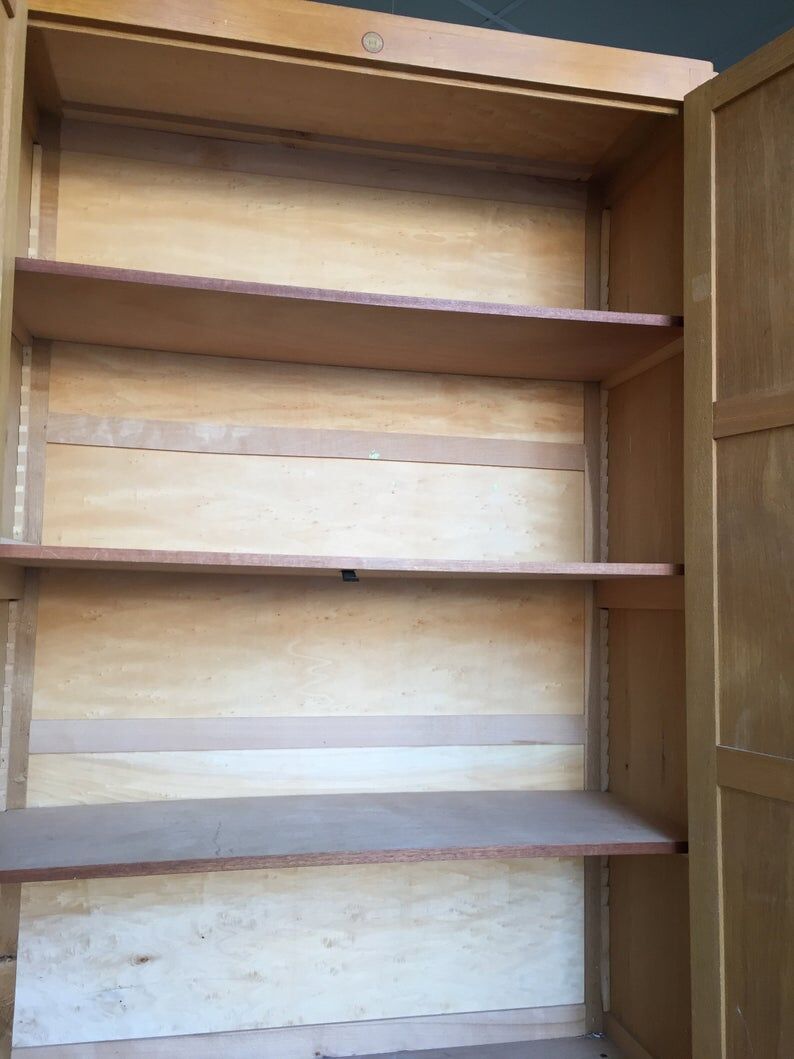 Armoire d'école vintage Delagrave 1960