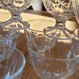 12 coupes à glace en verre