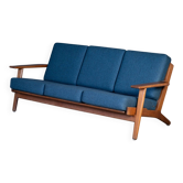 GE290 Three-Seater Canapé in Oak by Hans J. Wegner for Getama, 1960s