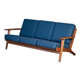 GE290 Three-Seater Canapé in Oak by Hans J. Wegner for Getama, 1960s