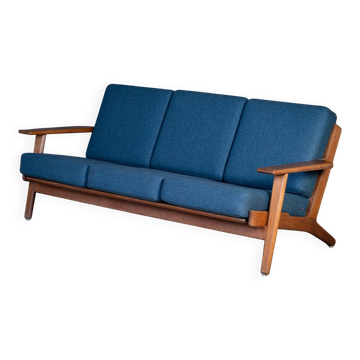 GE290 Three-Seater Canapé in Oak by Hans J. Wegner for Getama, 1960s
