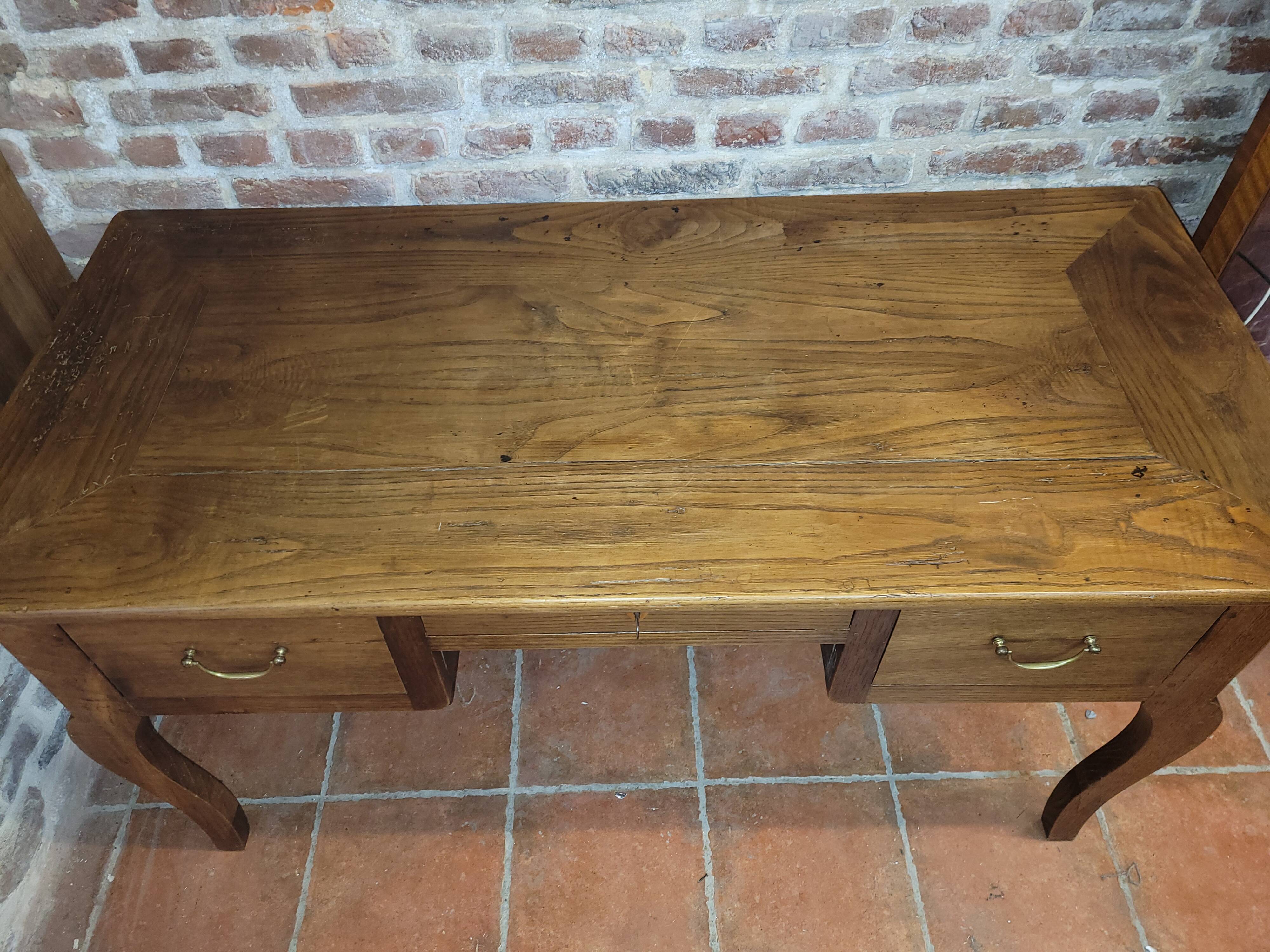 Old louis XV oak office