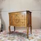 Cherry wood sauteuse commode from the transitional period, 18th century
