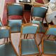 4 chairs and 2 armchairs in cherry wood