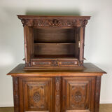 Two-body sideboard with withdrawal