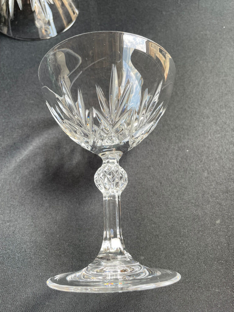 Champagne Glasses (5) - Mid-century modern - Crystal