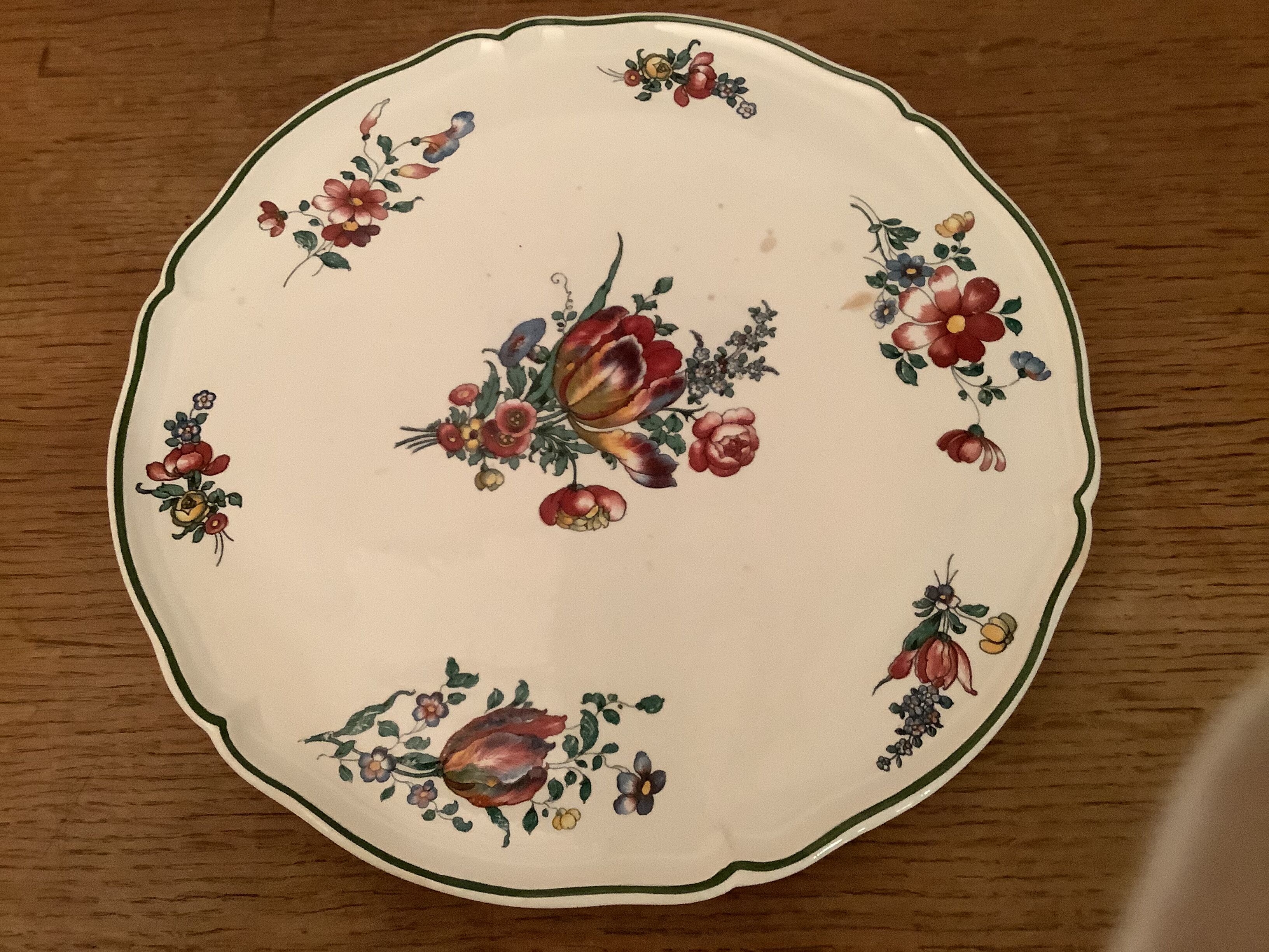 Villeroy and Boch, vintage earthenware round pie dish