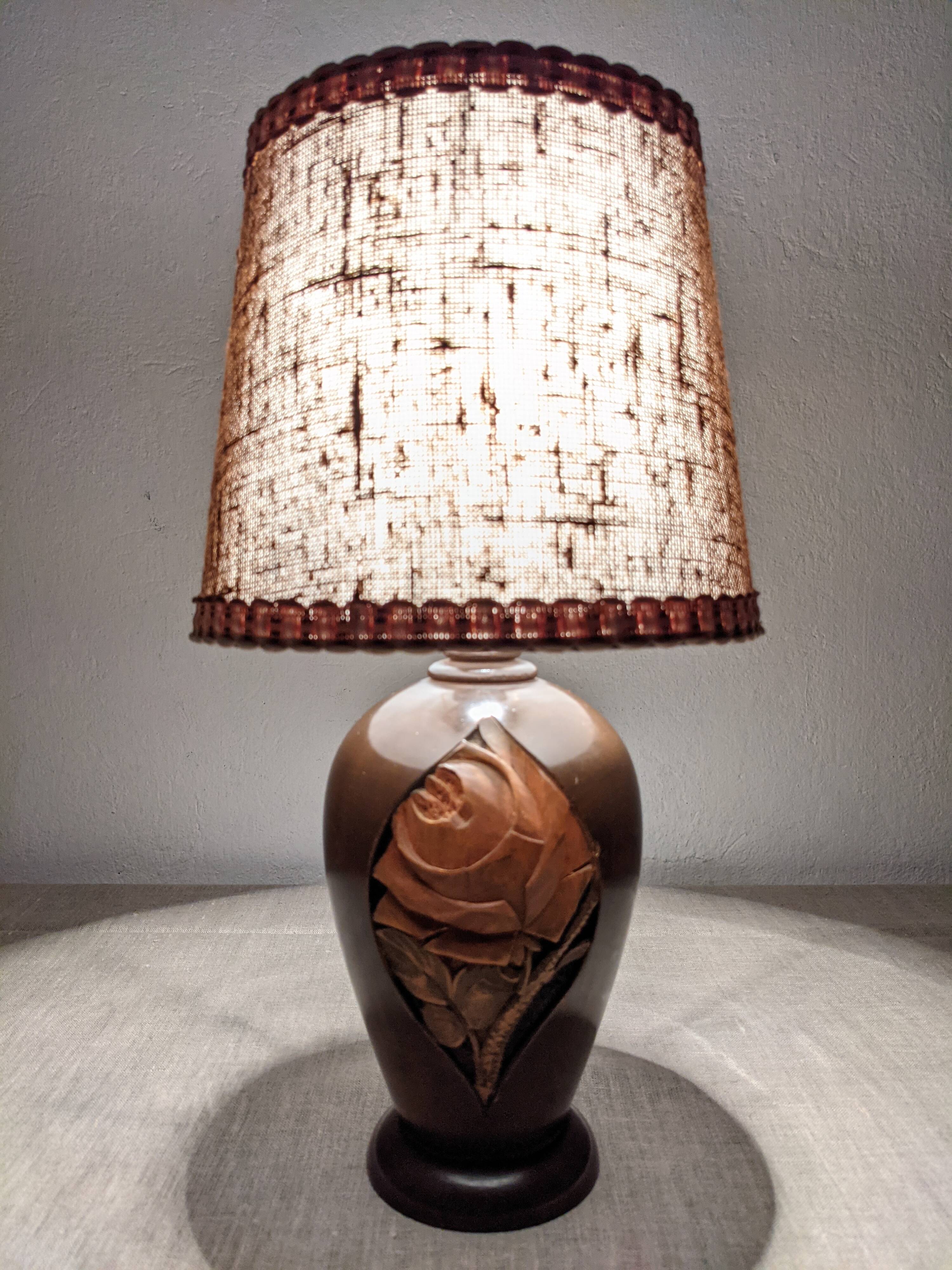 Art Deco bedside lamp