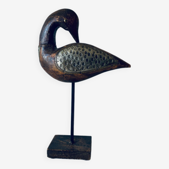 Oiseau décoratif en bois