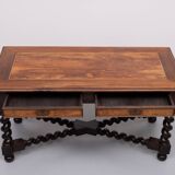Table d'écriture ou de hall coloniale hollandaise du début du 19e siècle