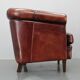 Fauteuil en cuir vintage, Tchécoslovaquie