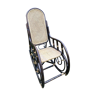 Rocking-chair rotin et cannage