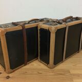 Suite of 2 suitcases, 50s