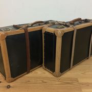 Lot de deux valises, années 50
