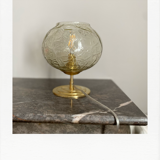 Golden ball table lamp