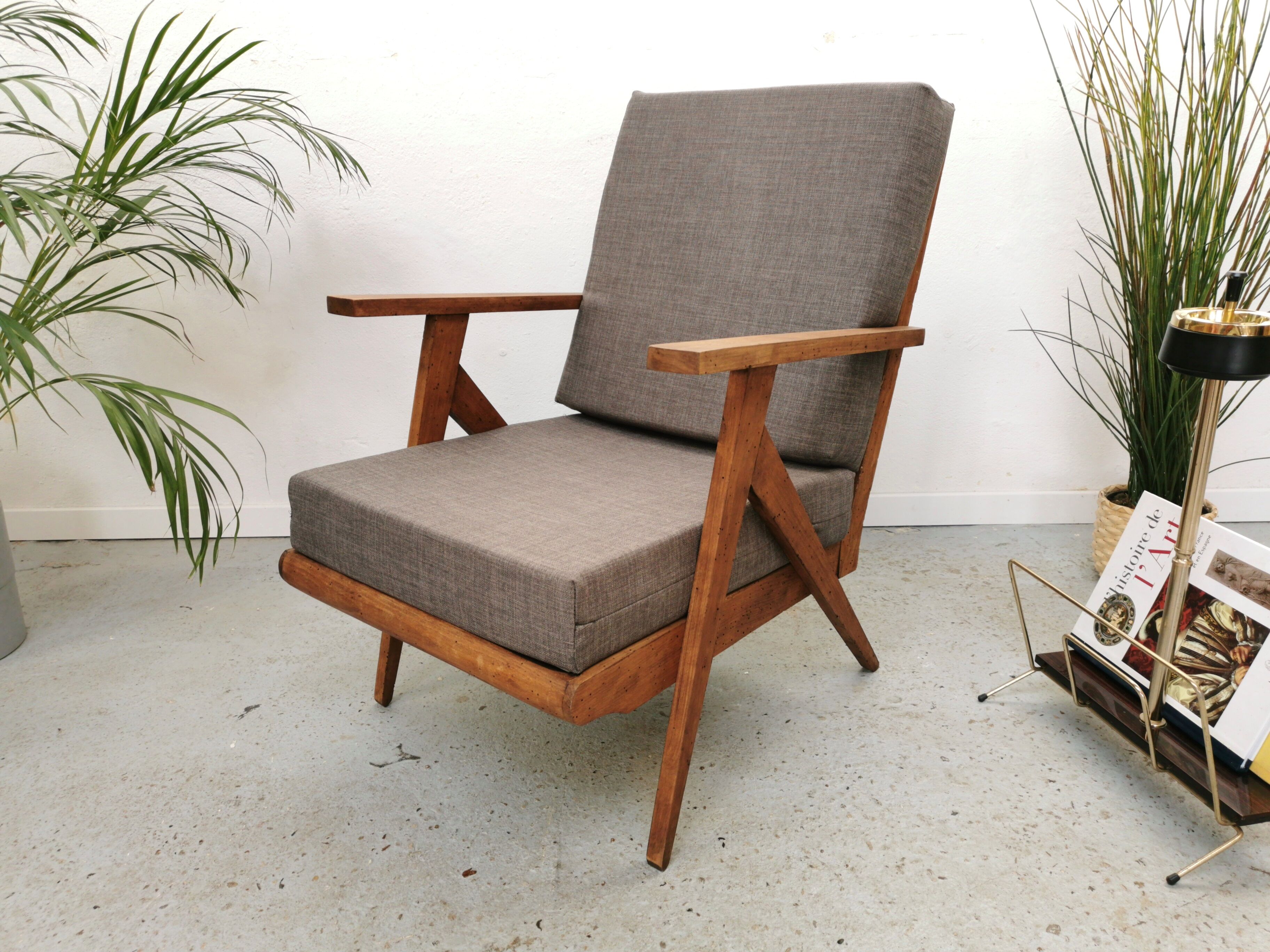 Modernist vintage armchair 1950