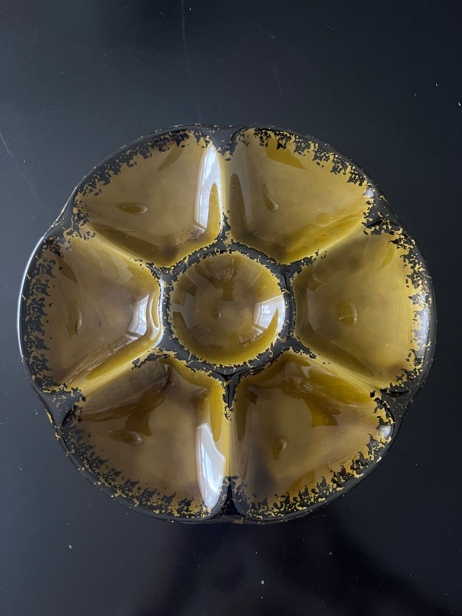 Gien earthenware oyster service