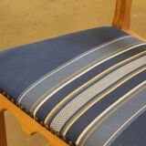 Chaises de salle à manger en chêne brutaliste danois des années 1960 dans le style de Kjærnulf