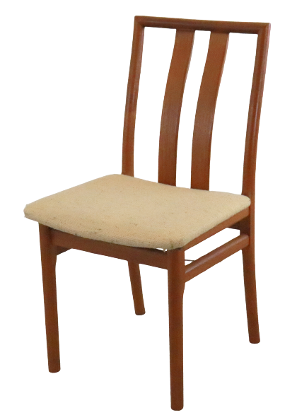 Set of 4 Danish design chairs 'Tuse'