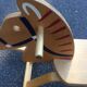 Wooden rocking horse. 1970s