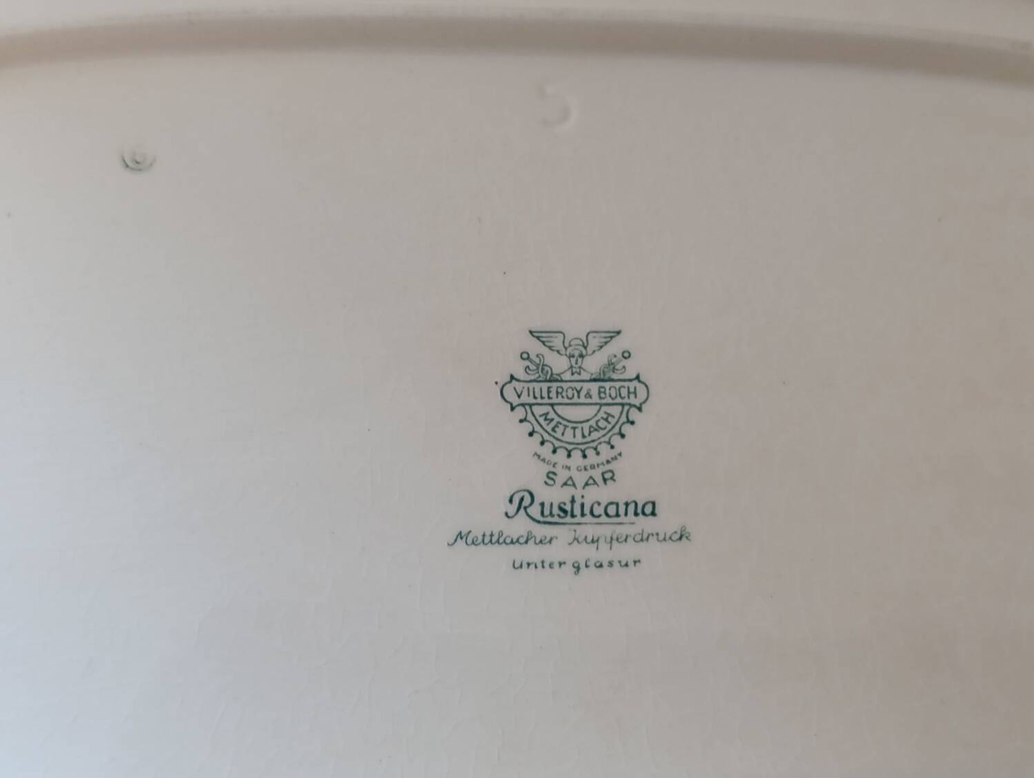 Grand plat rectangulaire Villeroy & Boch "Rusticana" - Fêle