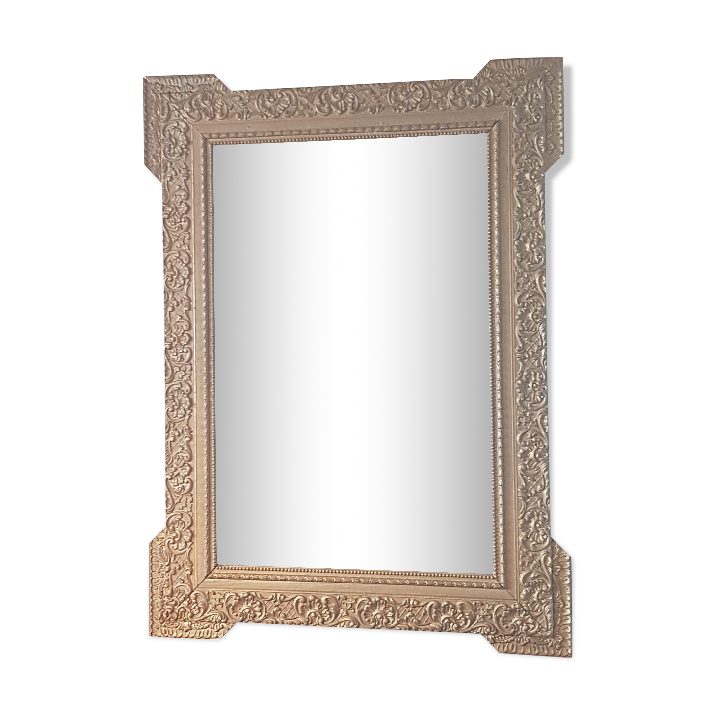 Old golden mirror 90 x 66cm
