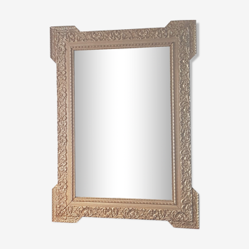 Old golden mirror 90 x 66cm