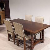 Wooden dining table