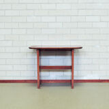 Vintage teak dressing table side table