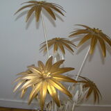 Vintage floral floor lamp Hans Kogl