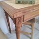 Antique solid wood desk – Late 19th century (1880-1900) – Restored