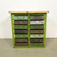 Industrial iron chest of drawers, 1950s