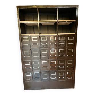Iron workshop furniture with drawers