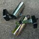 Pair of spotlight lamps, chromed metal, vintage 1970s