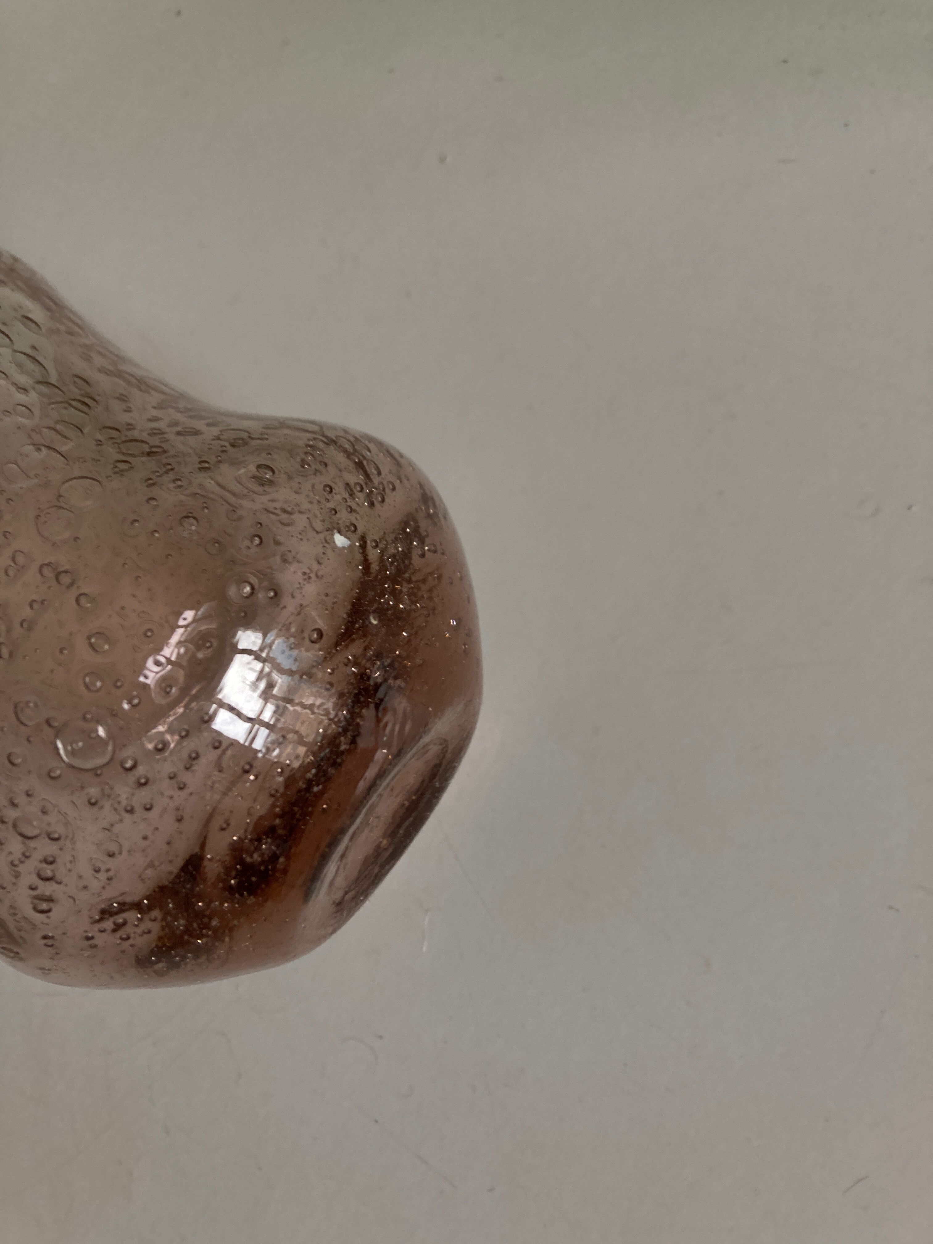 Set of 5 glasses of Biot cups in blown glass 1960