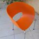 Fauteuil chaise de conférèrent design orange