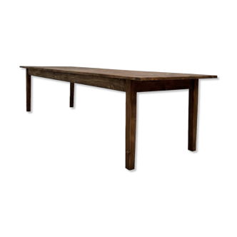 Large 70s pine farmhouse table