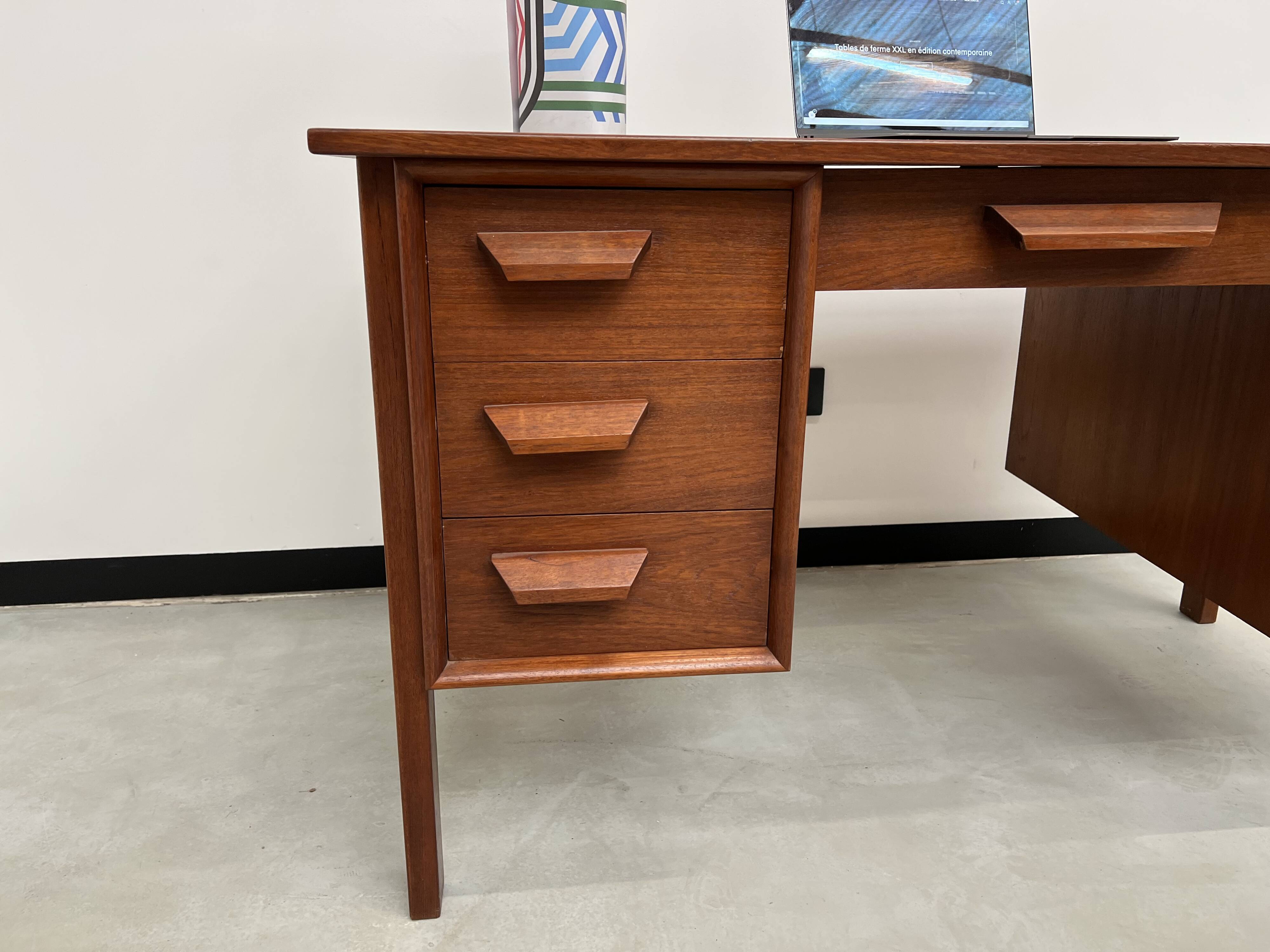 Scandinavian teak desk, circa 1970