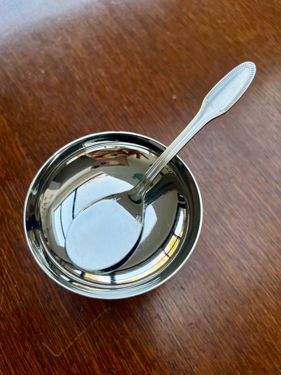 Vintage Stainless Steel Ice Cream Service by Jean Couzon