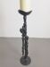 Brutalist Floor Candleholder in Cast Iron, Germany, 1960s